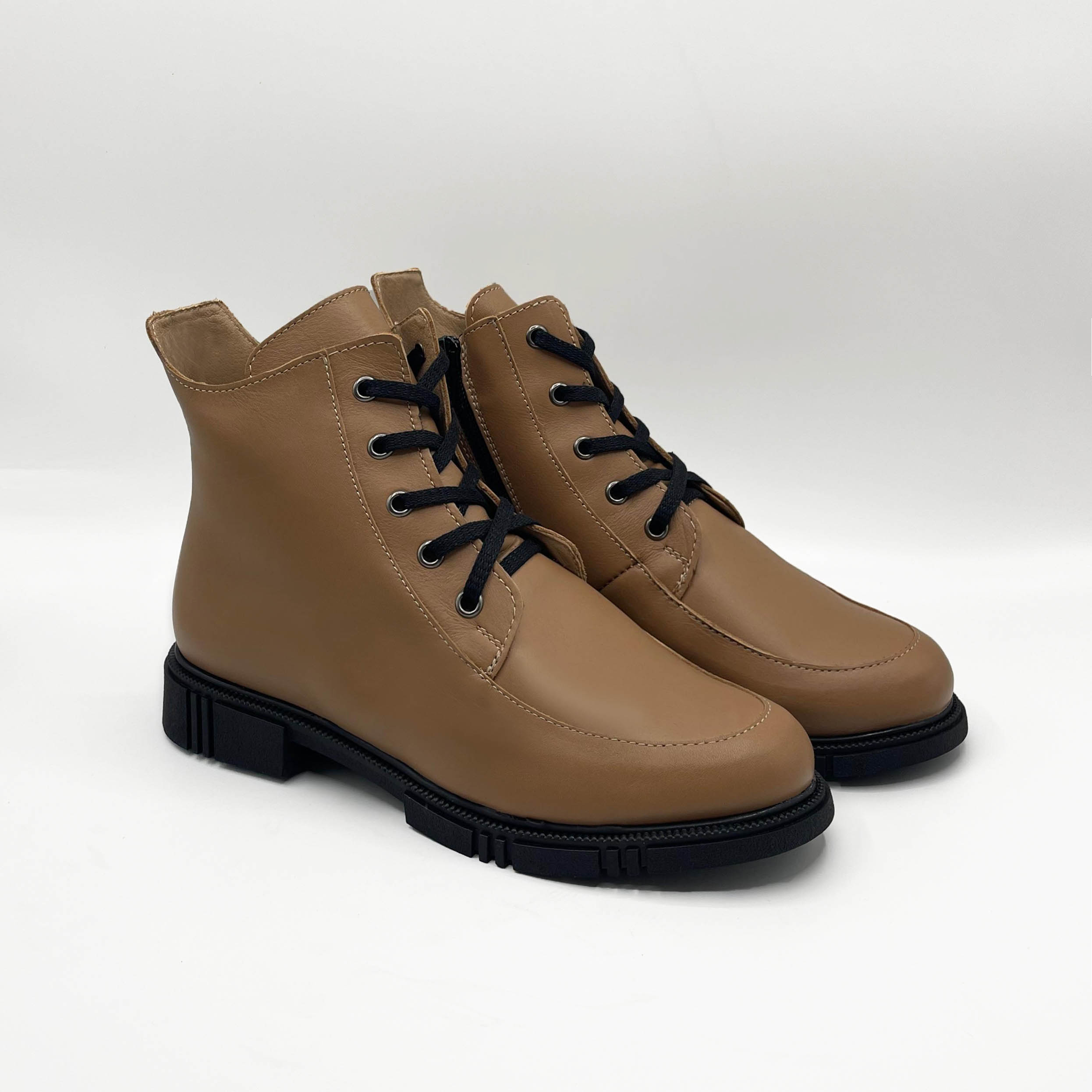 Ghete damă piele naturală | 740 maro camel