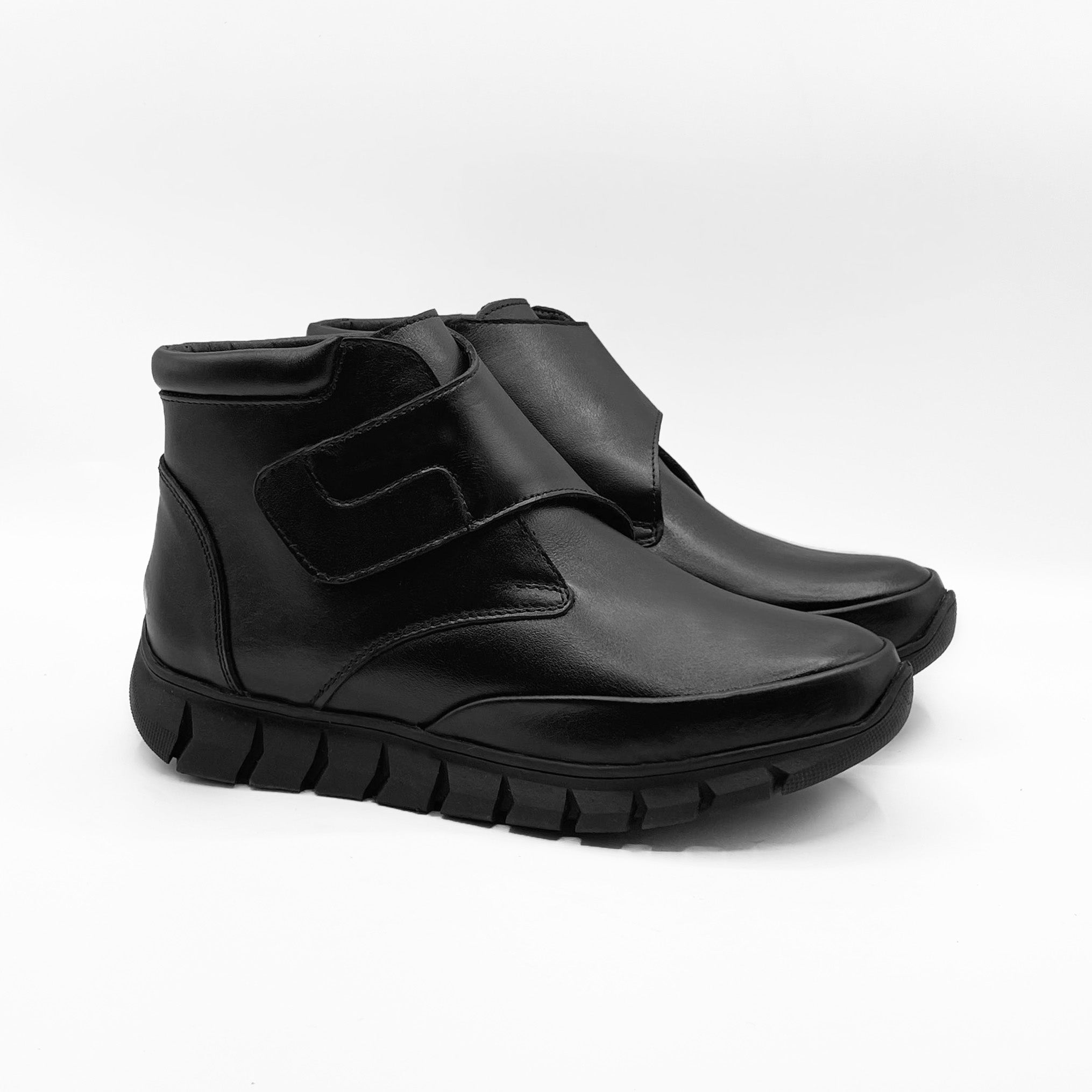 Ghete damă piele naturală | 744 NEGRU