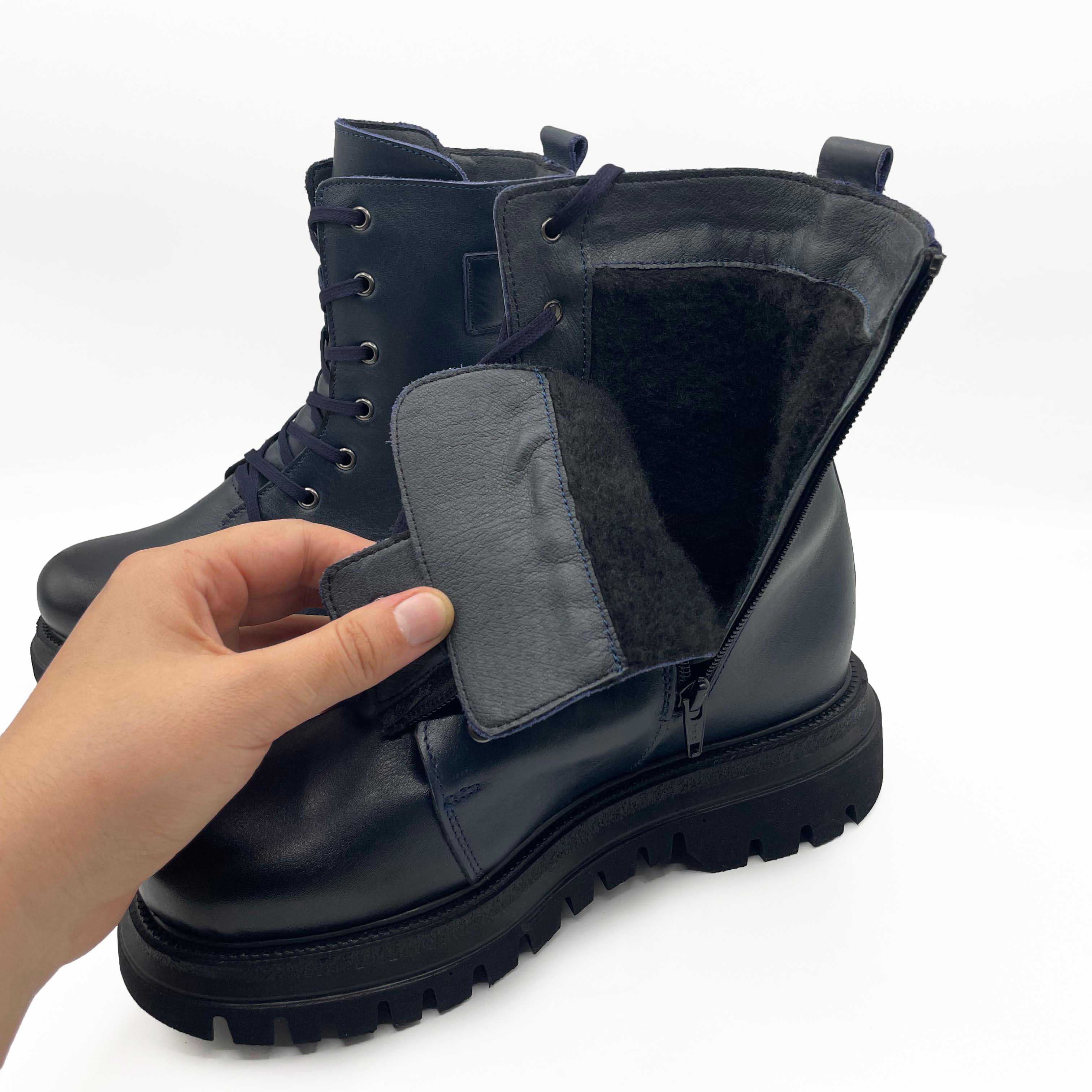 Ghete damă piele naturală 763 Negru