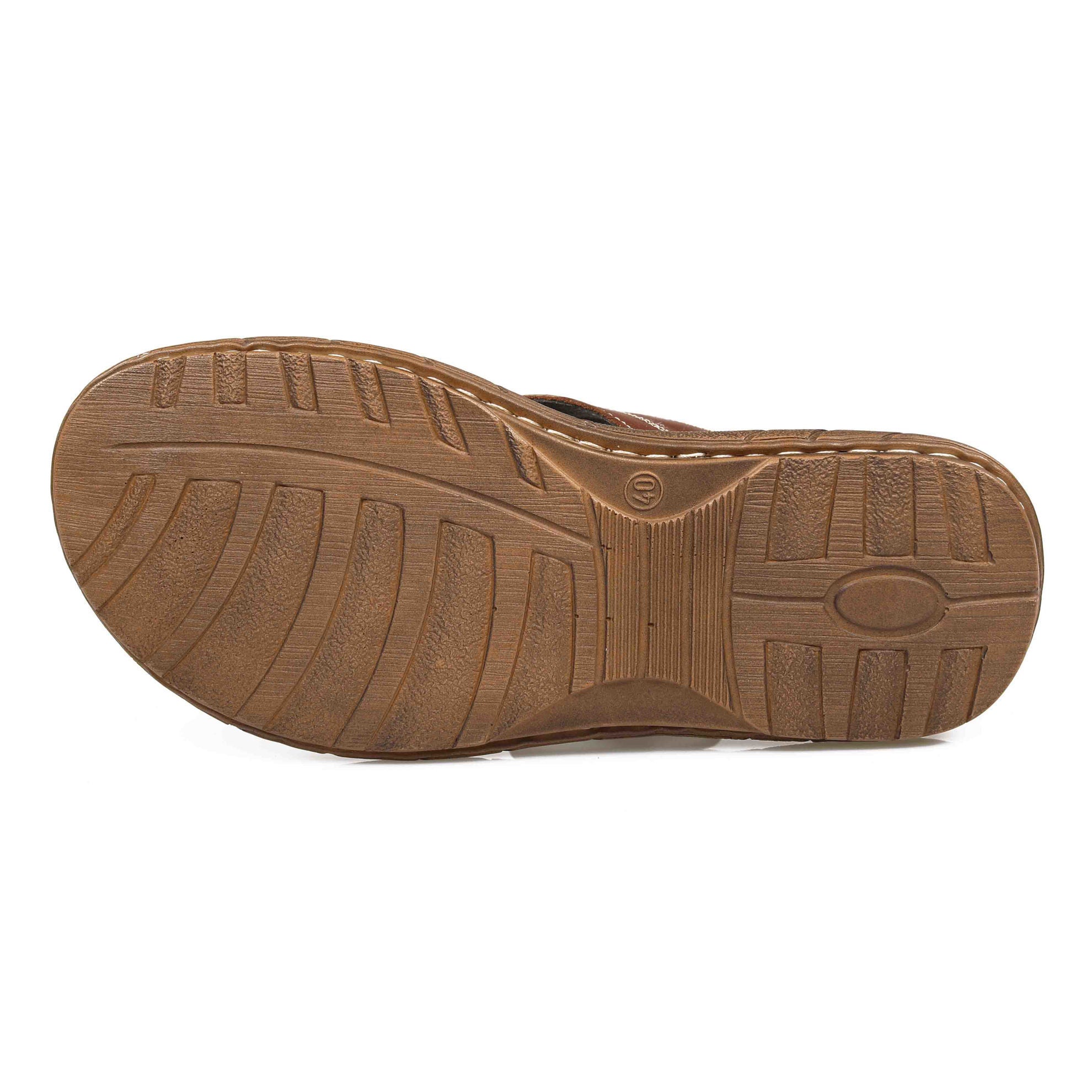 Saboti Barbati Piele Naturala S13 Maro