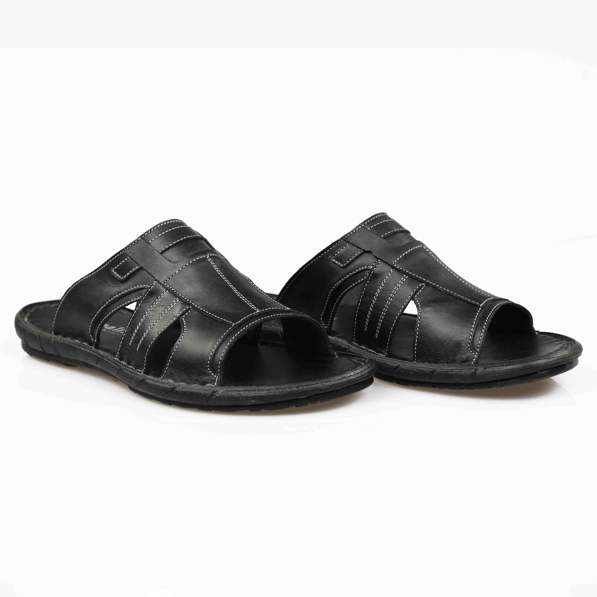 Saboti Barbati Piele Naturala S11 Negru