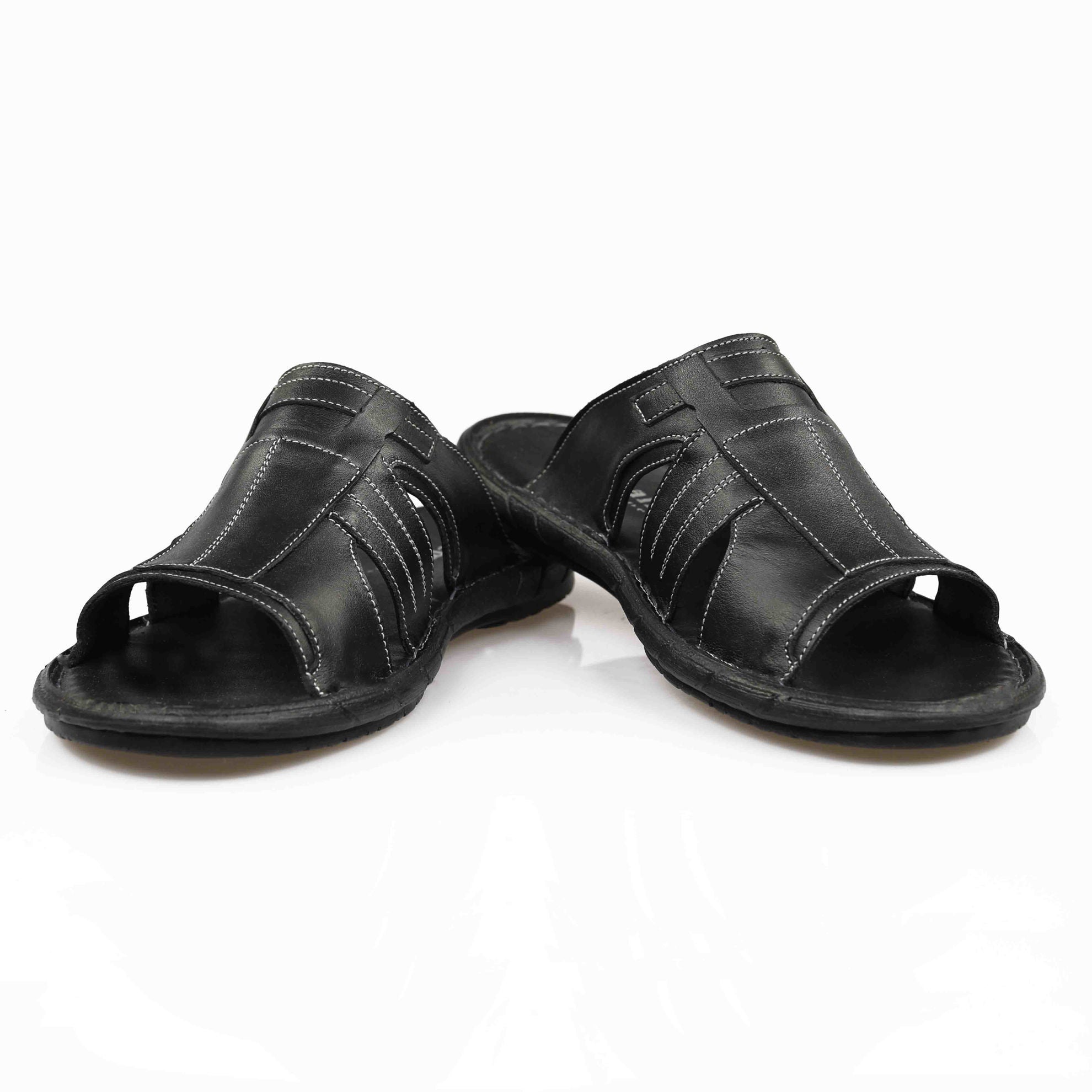 Saboti Barbati Piele Naturala S11 Negru