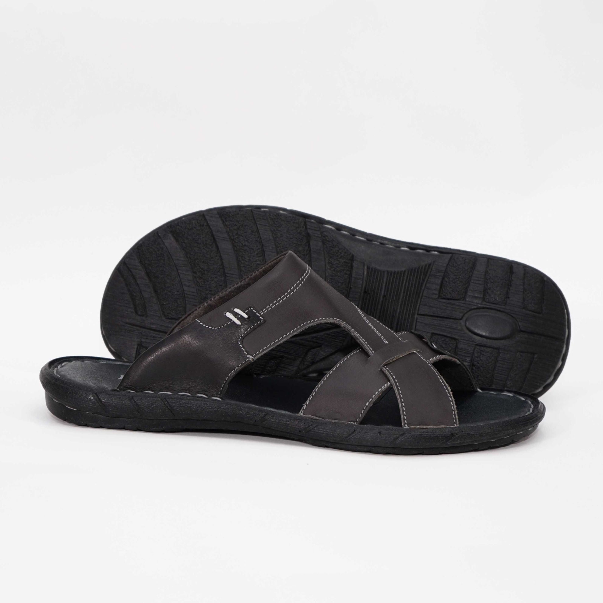 Saboti Barbati Piele Naturala S13 Negru