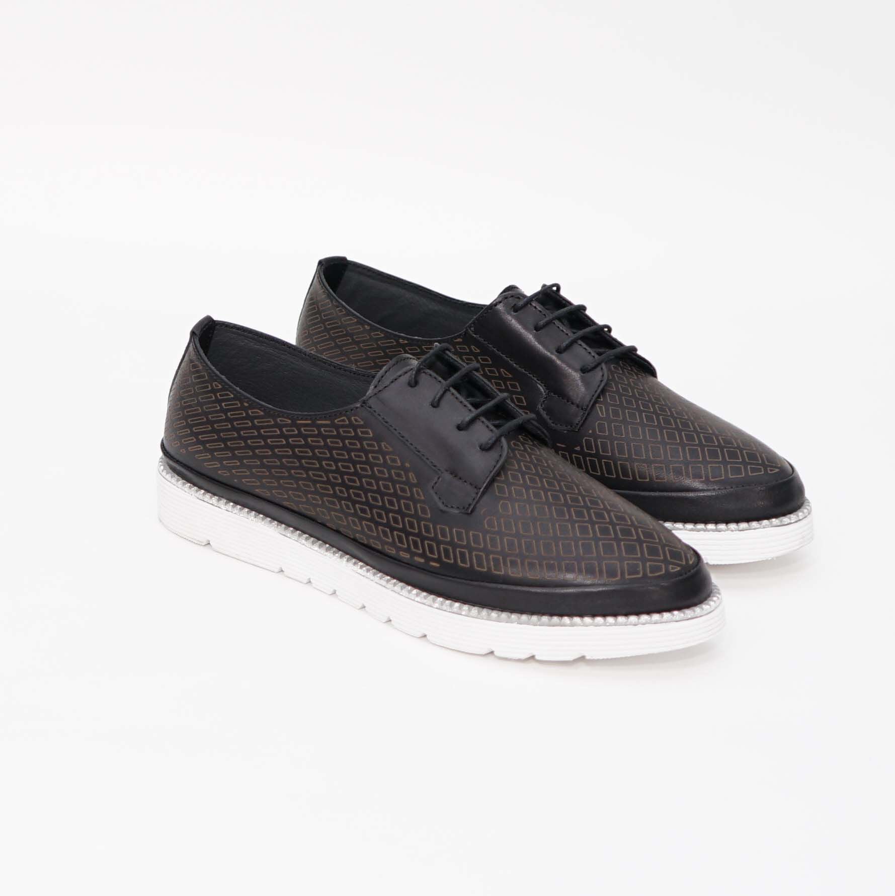Pantofi Dama Piele Naturala 143 Negru