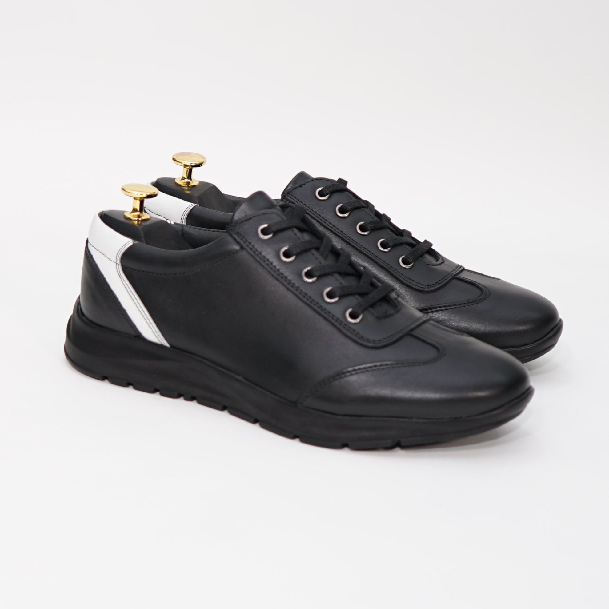 Pantofi Sport Barbati Piele Naturala 430 Negru