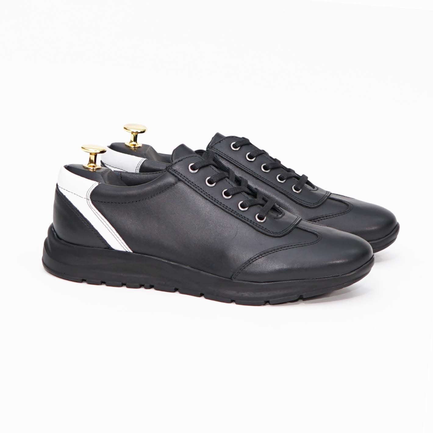 Pantofi Sport Barbati Piele Naturala 430 Negru