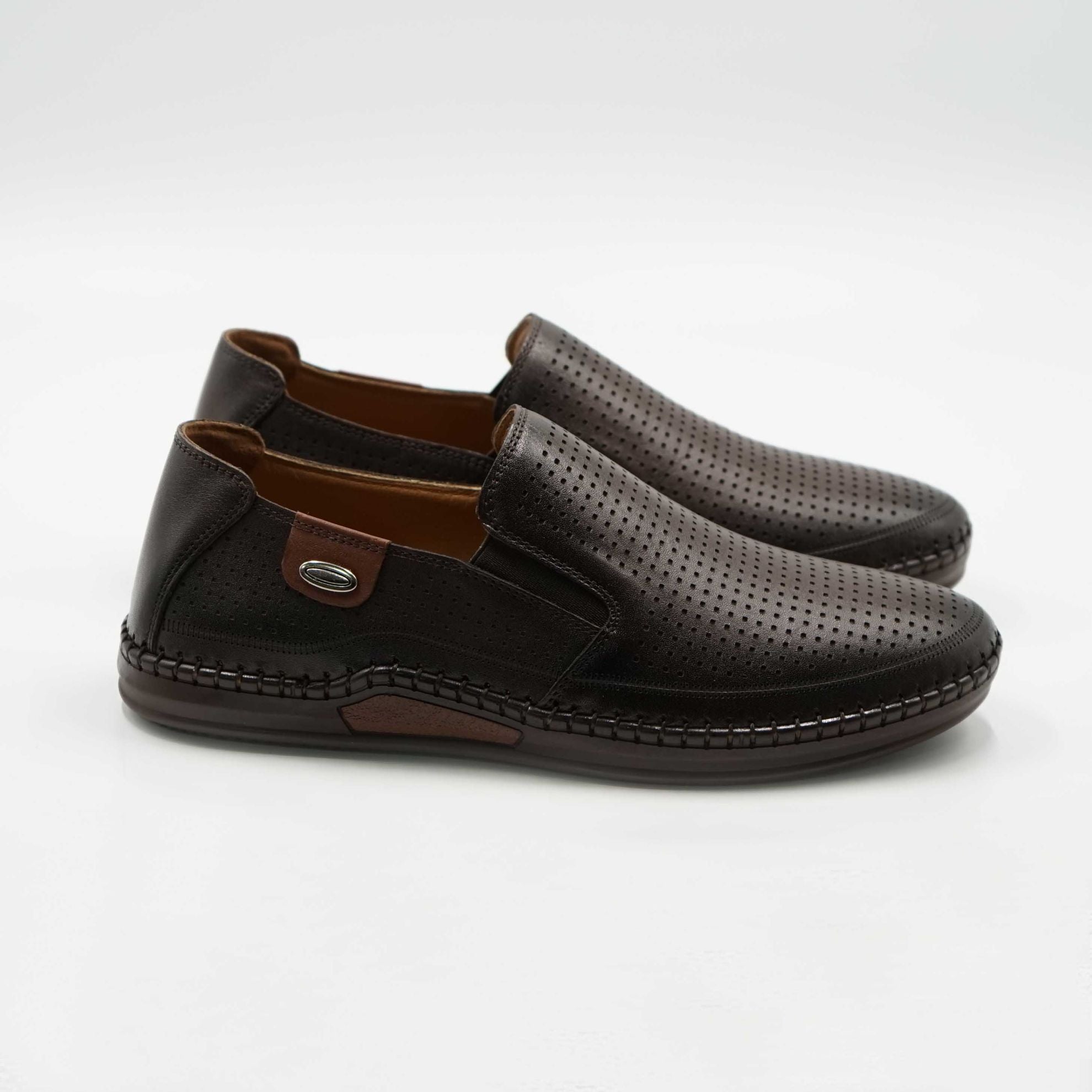 Mocasini Barbati Din Piele Naturala Culoare Maro 6573