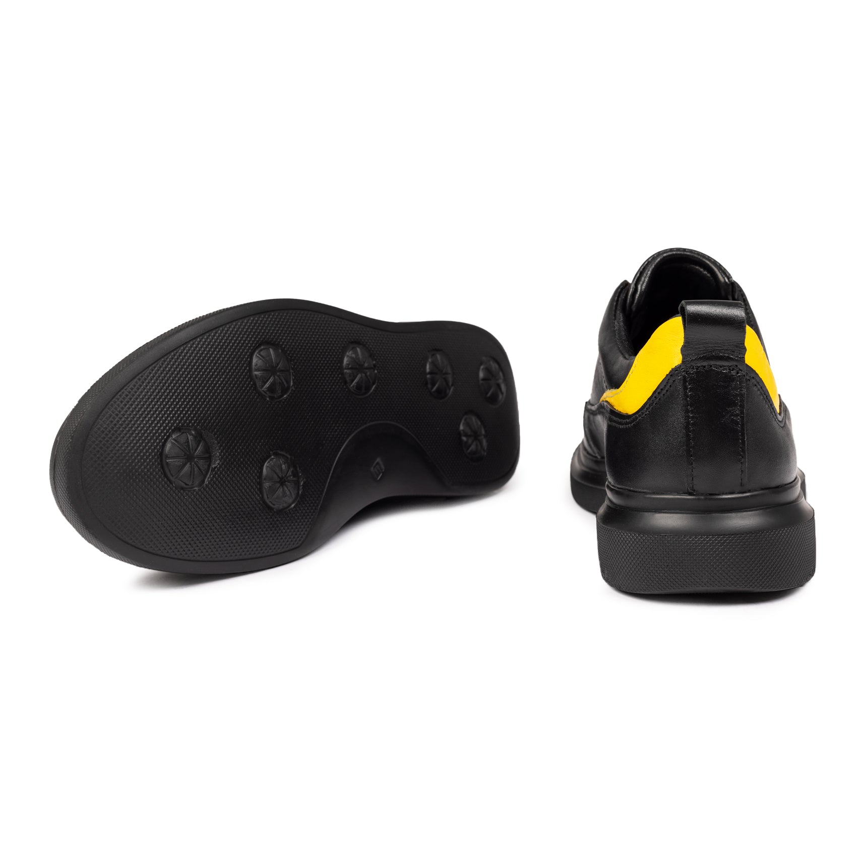 Pantofi Sport De Barbati Din Piele Naturala 463 Negru