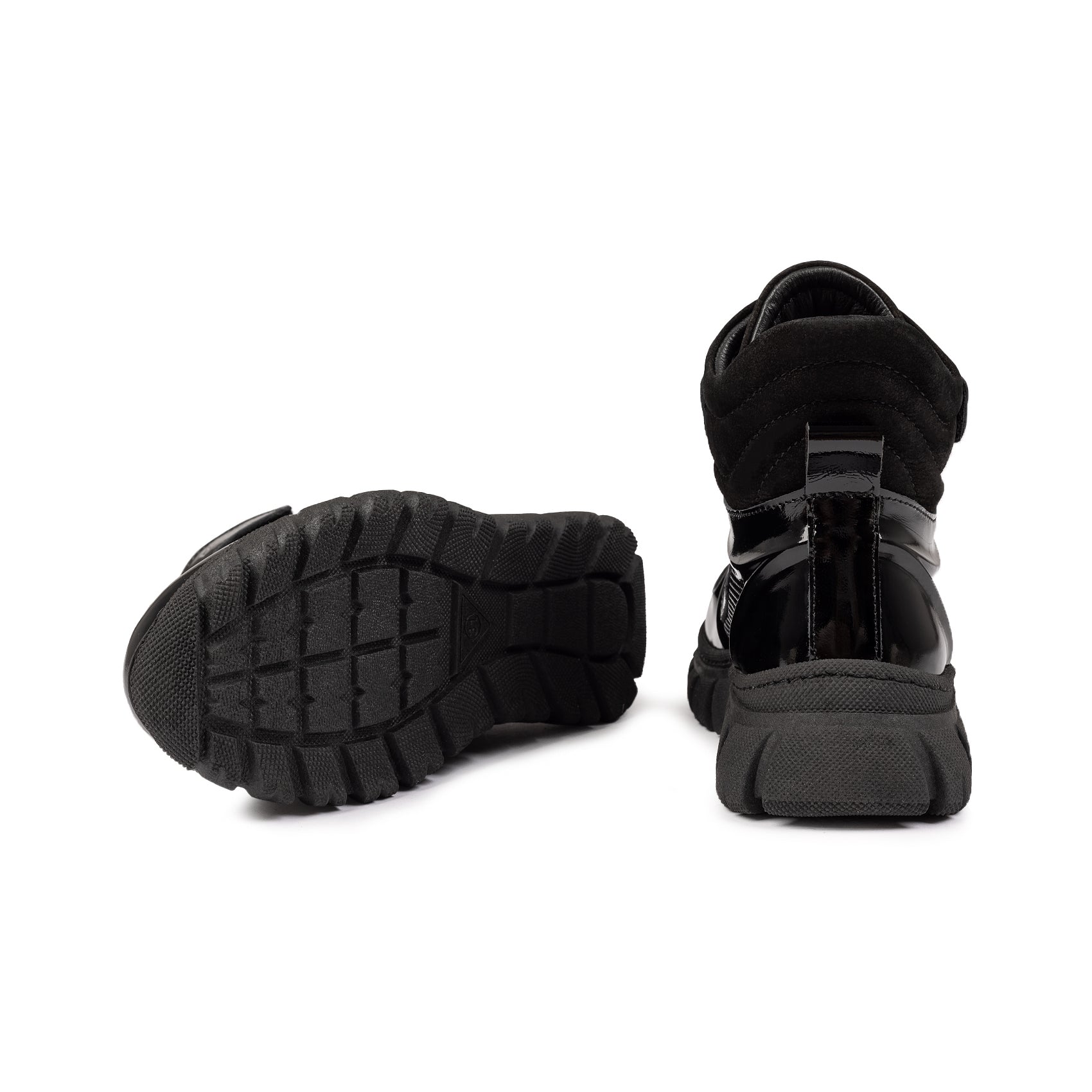 Ghete Copii Piele Naturala 860 Negru