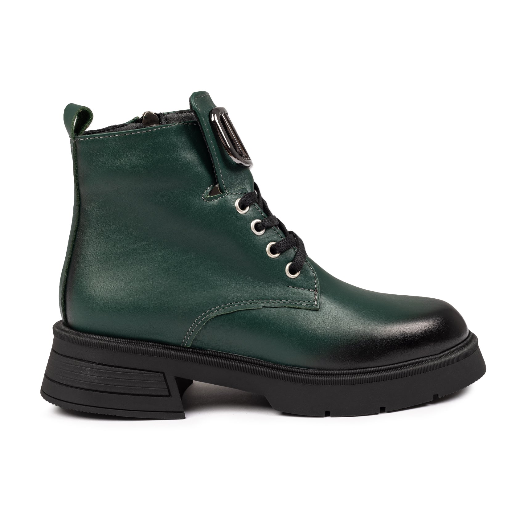 Ghete De Dama Din Piele Naturala 730 Culoare Verde