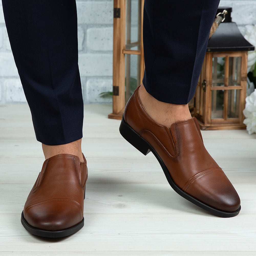 Pantofi Eleganti Barbati Din Piele Naturala 301 Maro