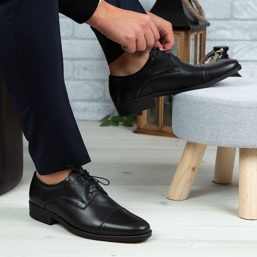 Pantofi Eleganti Barbati Din Piele Naturala 309 Negru