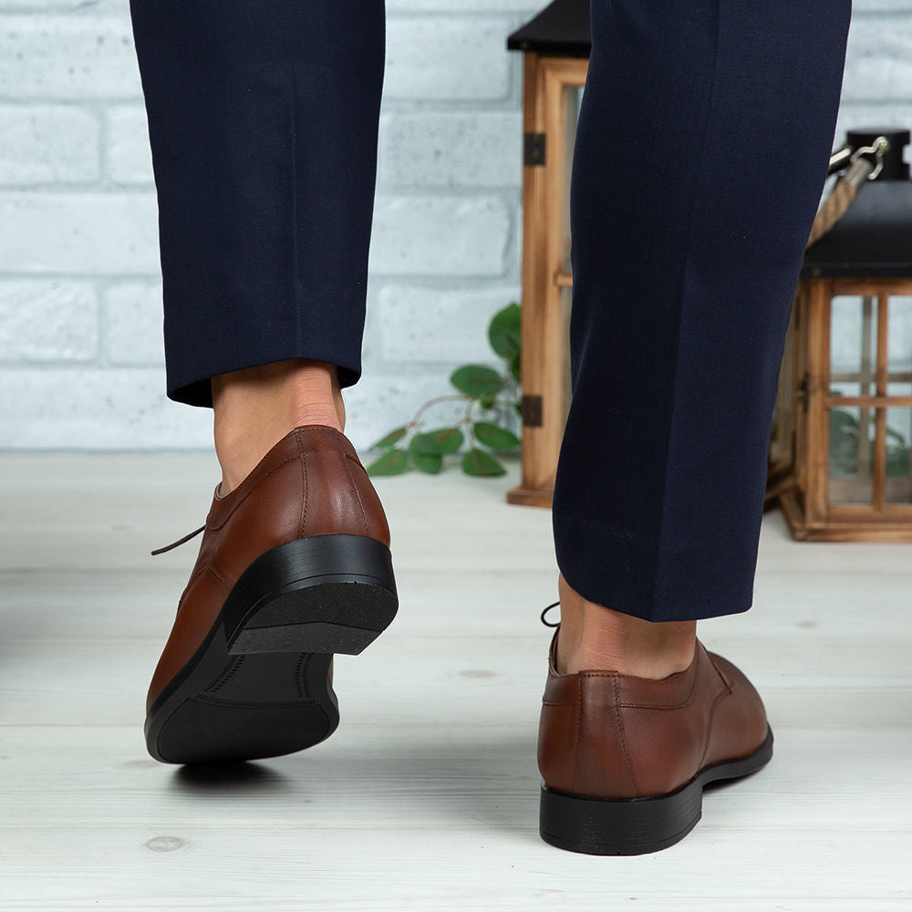 Pantofi Eleganti Barbati Din Piele Naturala 366 Maro