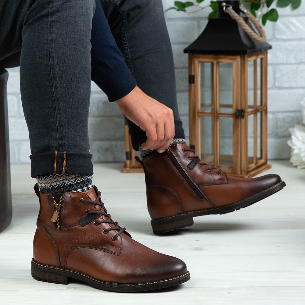 Ghete Barbati Piele Naturala 850 Maro