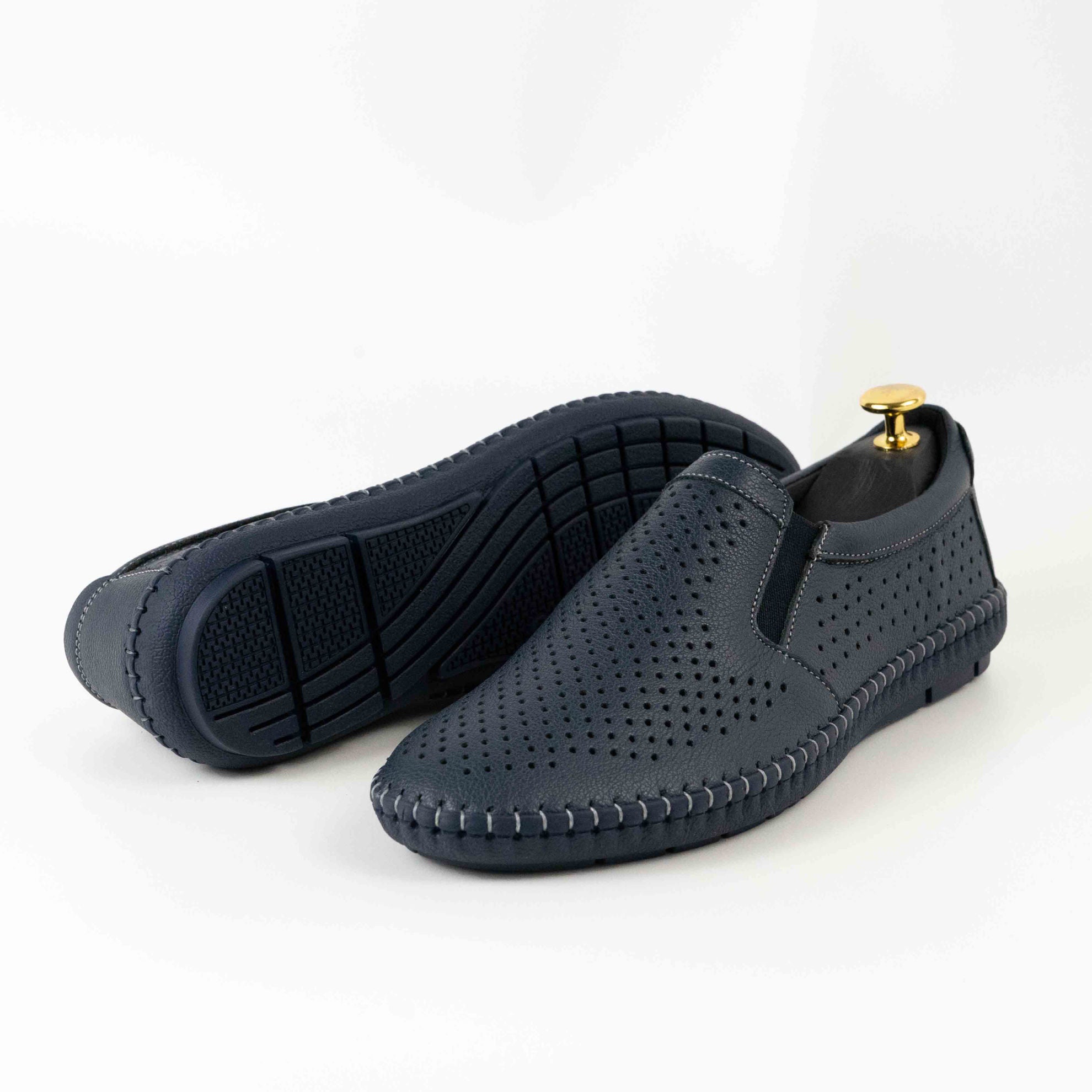 Mocasini Barbati Barbati Piele Naturala 600 Blue