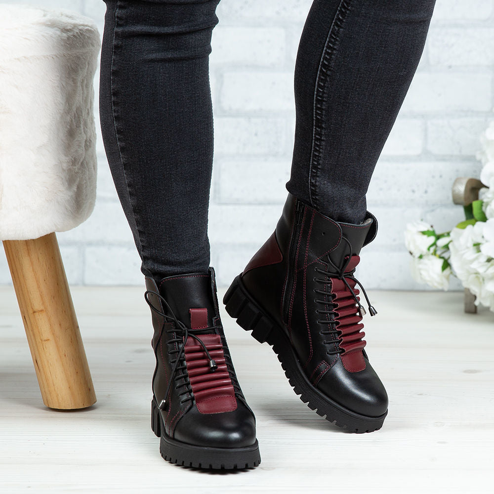 Ghete Dama Piele Naturala 707 Negru