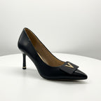 Pantofi eleganti dama din piele naturala l culoare neagra l cod