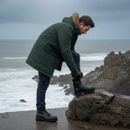 Bocanci, Ghete bărbați piele naturală | 881 negru