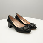 Pantofi eleganti dama din piele naturala l culoare negru l cod