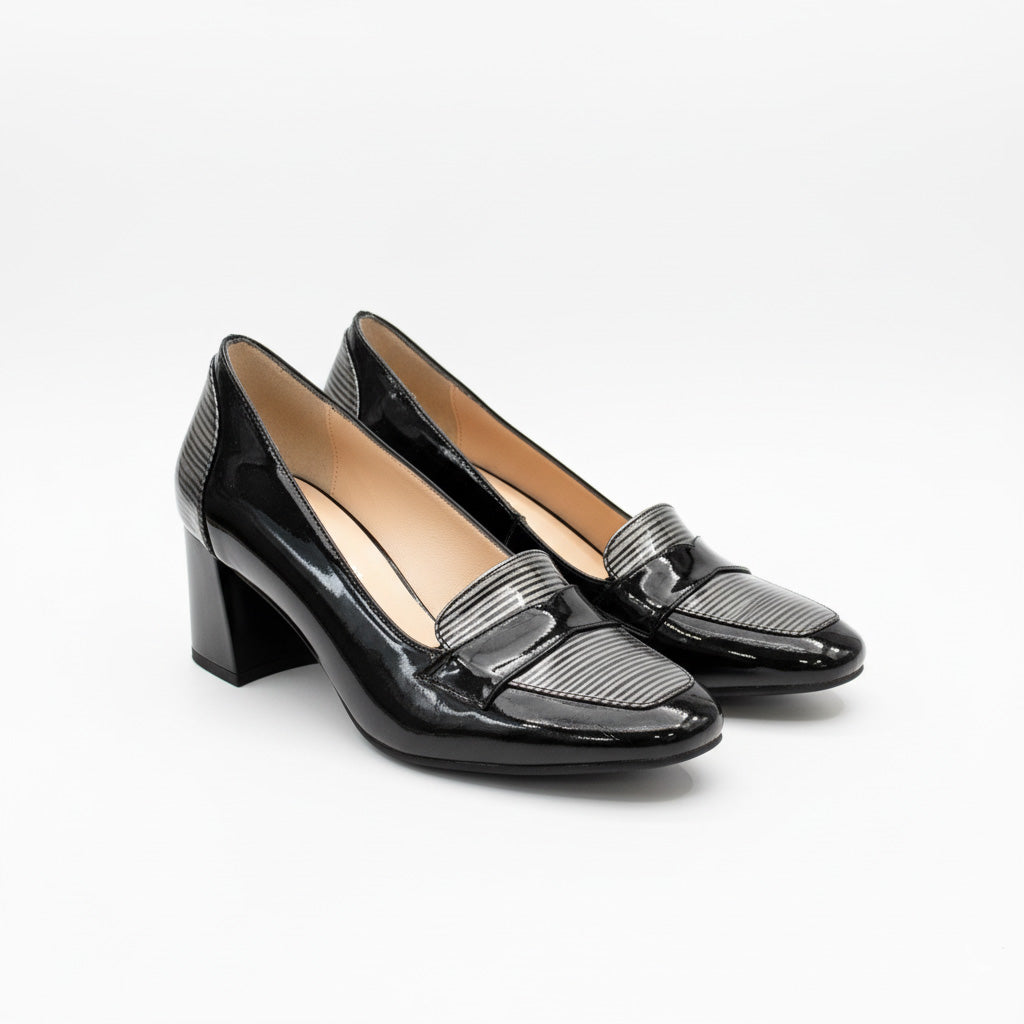 Pantofi eleganti dama din piele naturala l culoare negru l cod