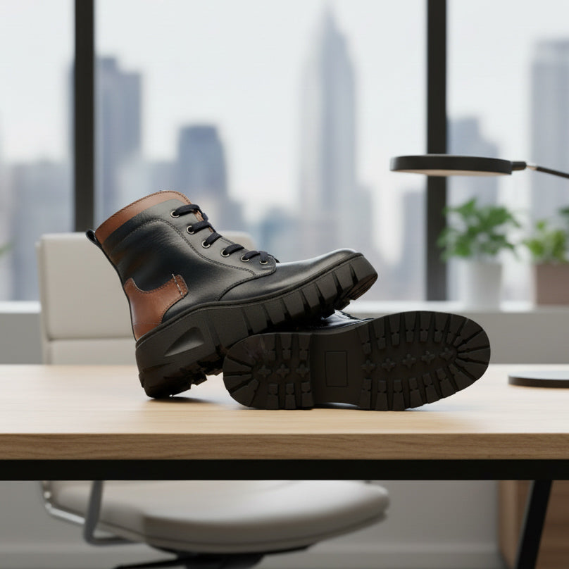 Ghete damă piele naturală | 780-1 Blue