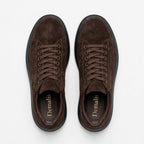 Pantofi sport bărbați PIELE INTOARSA naturală 4101 Culoare MARO CIOCOLATA