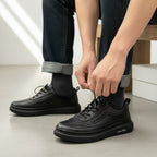 Pantofi bărbați din piele naturală l culoare  neagra l cod