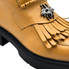 Ghete damă piele naturală  natur | cod 743 culoare maro