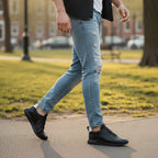 Pantofi sport bărbați piele naturală 467 negru