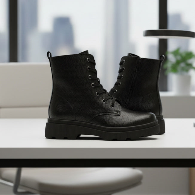 Ghete damă piele naturală 796 negru