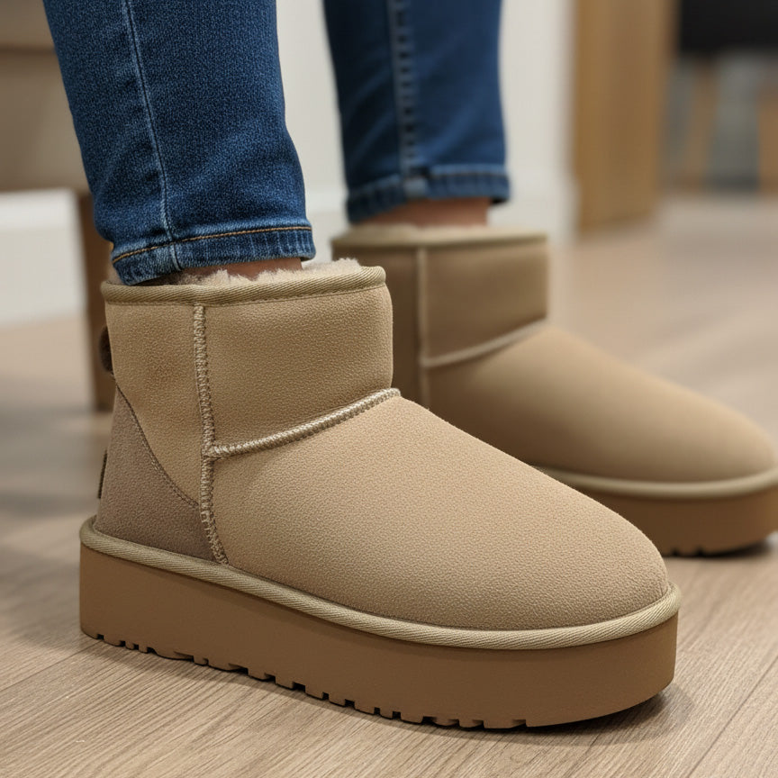 UGG damă piele naturală l BEJ