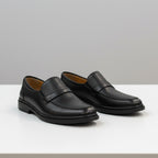 Pantofi eleganți bărbați din piele naturală l culoare  Negru l cod 509