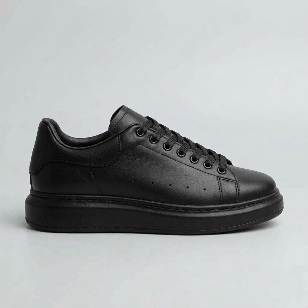 Pantofi sport bărbați PIELE NATURALA Culoare NEGRU