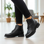 Ghete damă piele naturală | 740 NEGRU