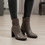 Ghete damă piele naturală l GRI I COD S515-Z691R-1