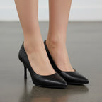 Pantofi eleganti dama din piele naturala l culoare neagra l cod