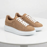 Pantofi damă PIELE INTOARSA naturală. COD 101 . culoare BEJ