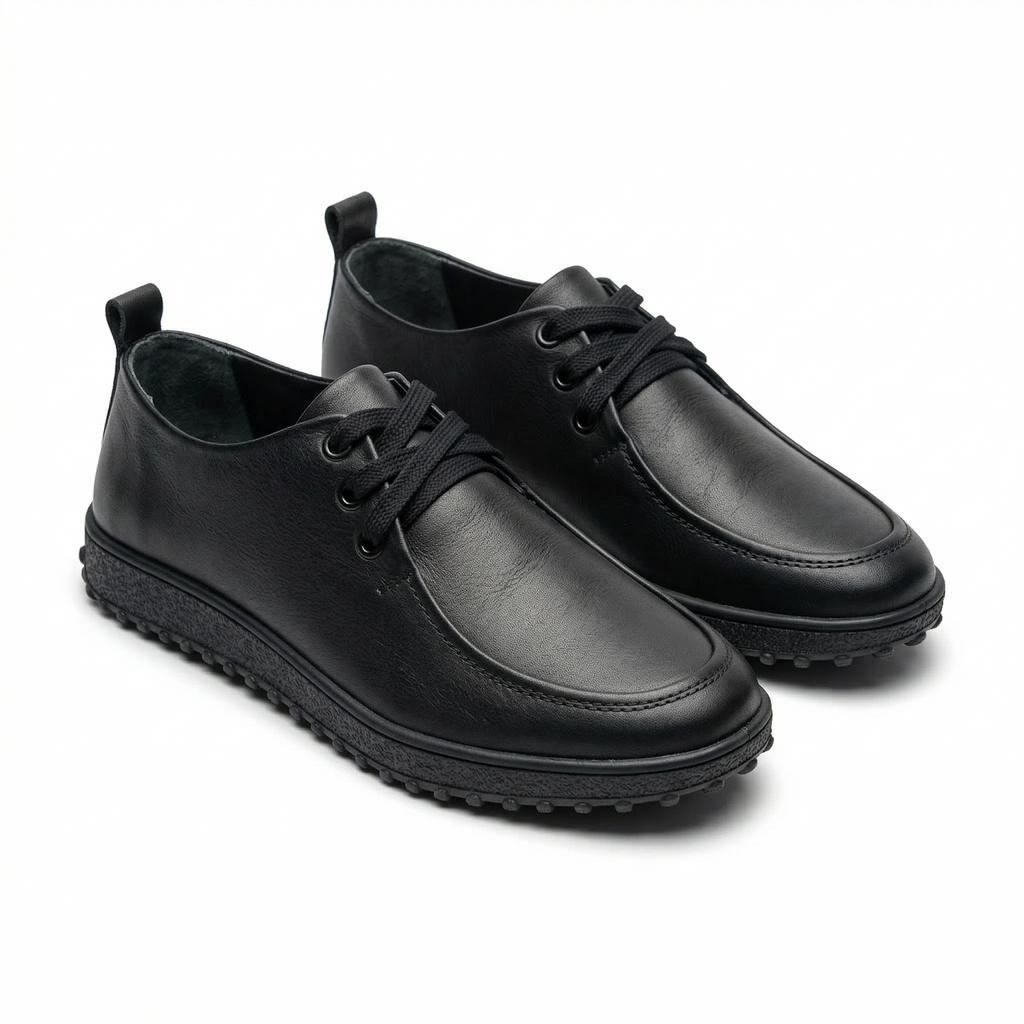 Mocasini damă culoare negru. din Piele naturala . COD 1422