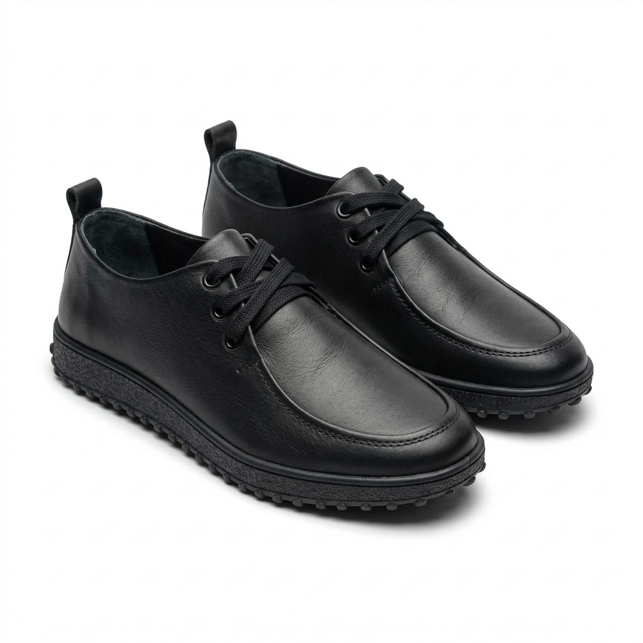 Mocasini damă culoare negru. din Piele naturala . COD 1422