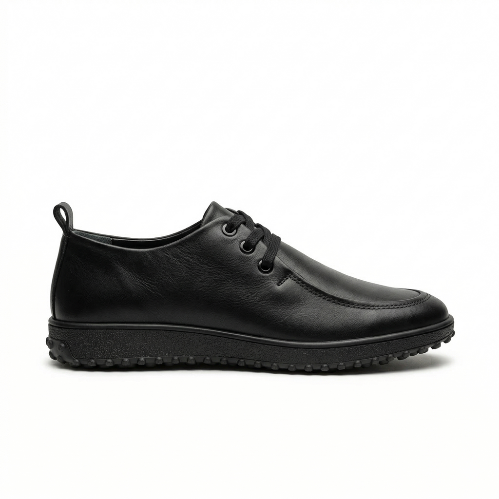 Mocasini damă culoare negru. din Piele naturala . COD 1422