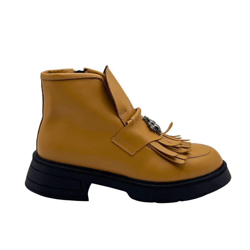 Ghete damă piele naturală  natur | cod 743 culoare maro