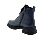 Ghete de damă din piele naturală | 730 Culoare bleumarin