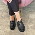 Mocasini damă culoare negru din piele naturală 129