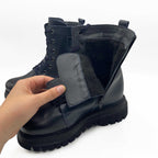 Ghete damă piele naturală 763 Negru