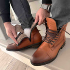 Ghete bărbați piele naturală 900 Maro deschis