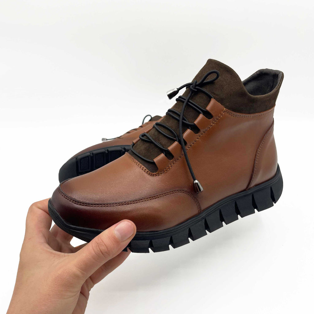 Ghete damă piele naturală | 745 maro