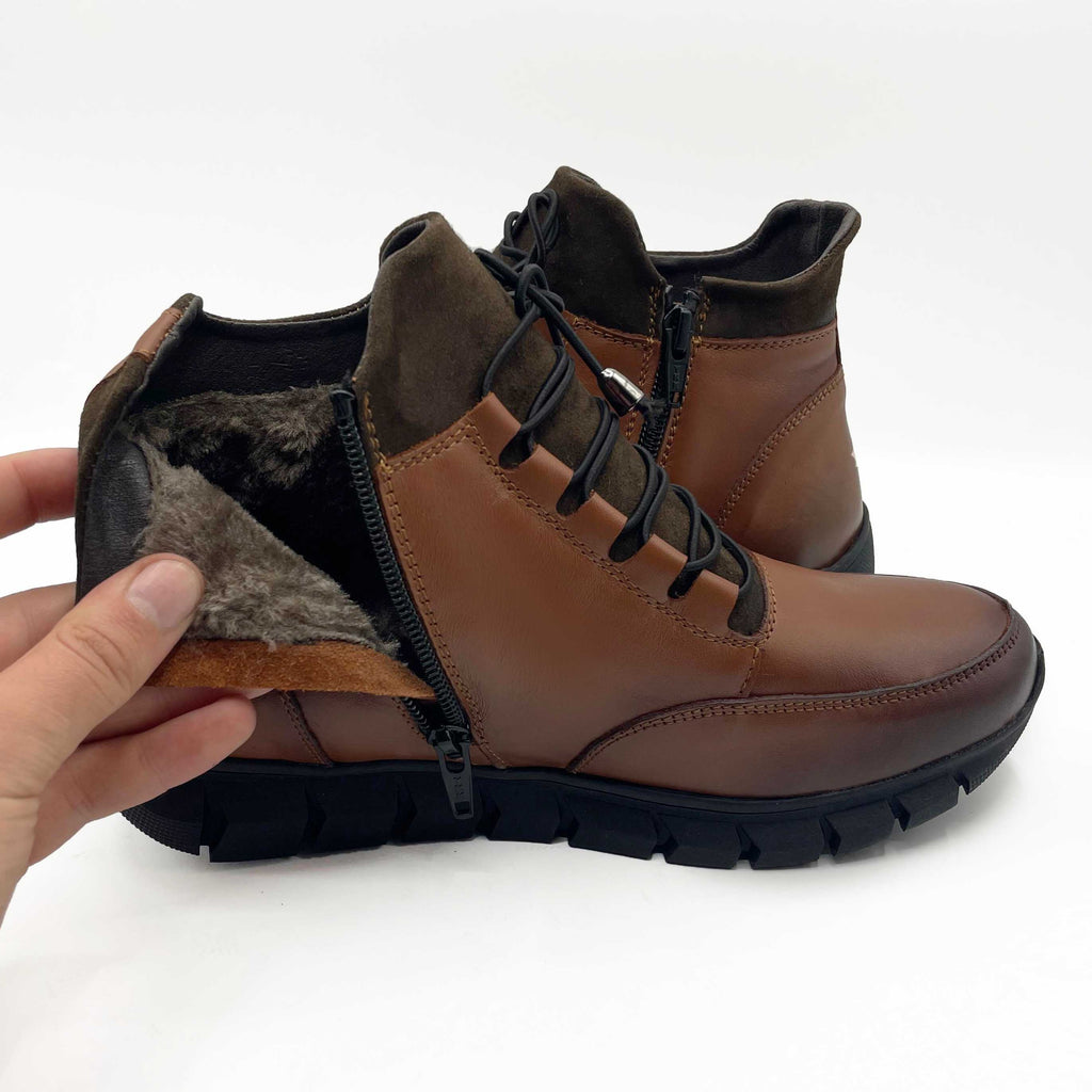 Ghete damă piele naturală | 745 maro