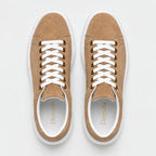Pantofi sport bărbați PIELE INTOARSA naturală 4101 Culoare BEJ-ALB