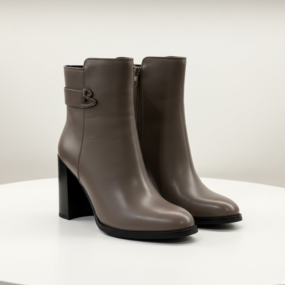 Ghete damă piele naturală l GRI I COD S515-Z691R-1