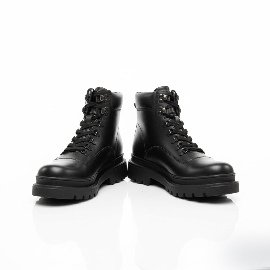 Bocanci, Ghete bărbați piele naturală | 881 negru